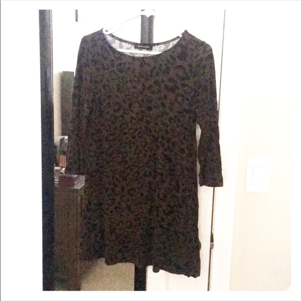 Boutique Leopard print shift dress
